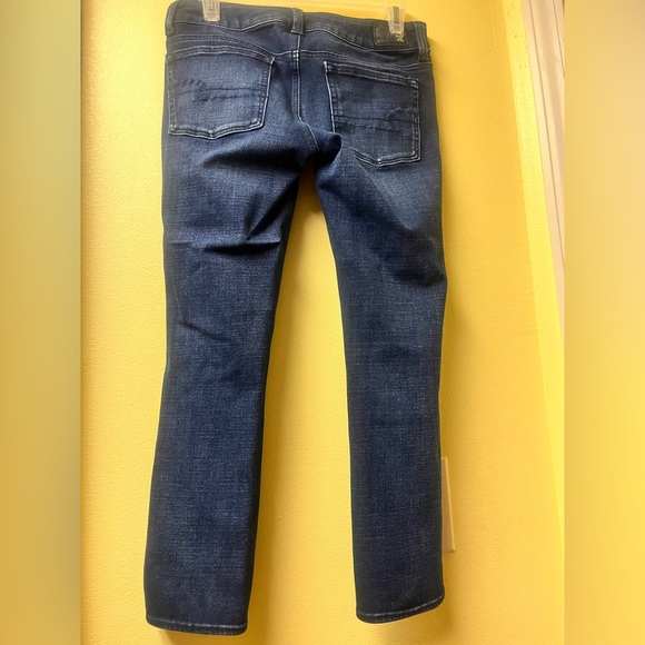 American Eagle 🦅 Distressed Skinny Leg Stretch Capri Jeans Size 6 EUC - Picture 6 of 9